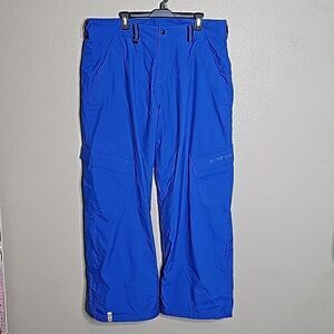 Bonfire Snowboarding Particle Cargo ski pants Mens Blue XL